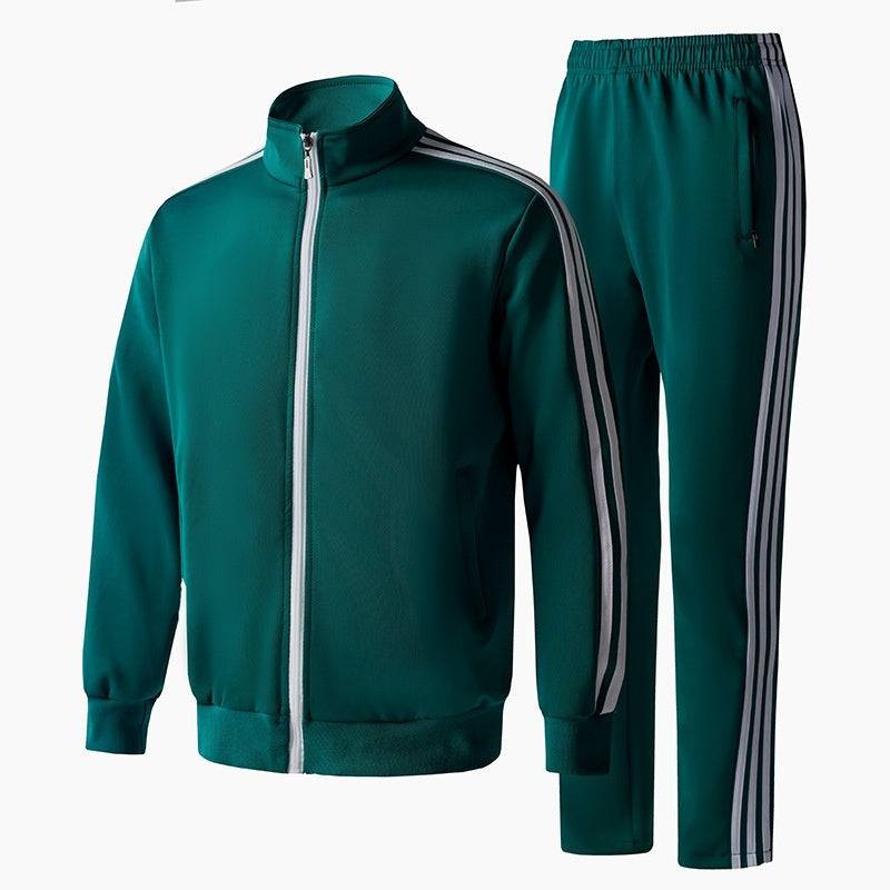 Three Bars Casual Long Sleeve Coat Plus Size Sportswear - Clothing Personality