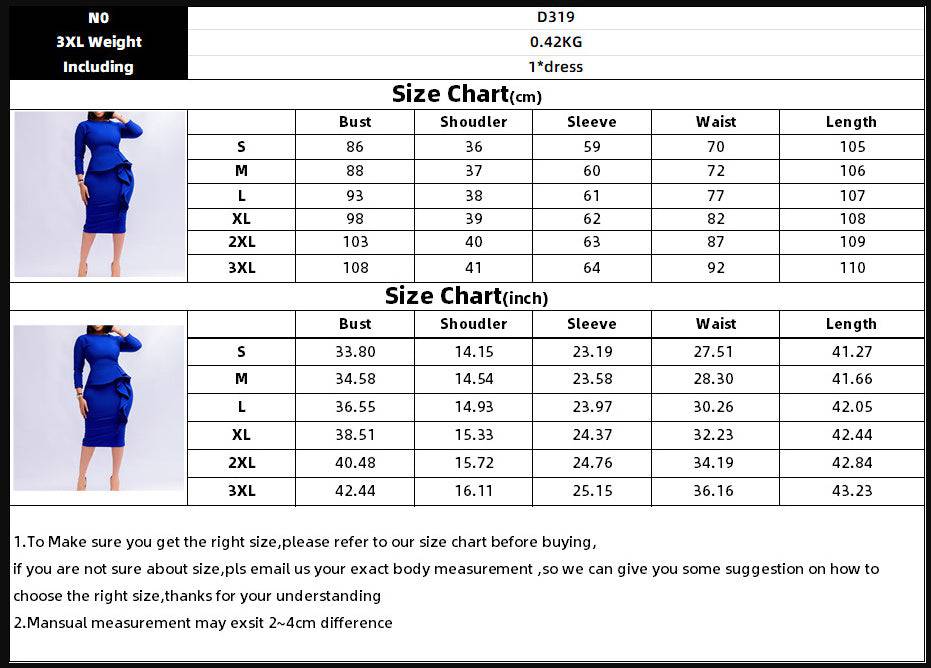 Women's Solid Color 3/4 Sleeve Empire Waist Knee Length Dress Fashion Elegant S-3x Dress Plus Size Dress - Clothing Personality