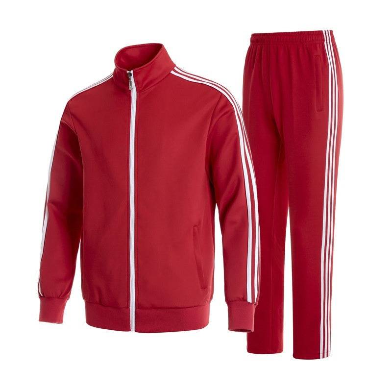 Three Bars Casual Long Sleeve Coat Plus Size Sportswear - Clothing Personality