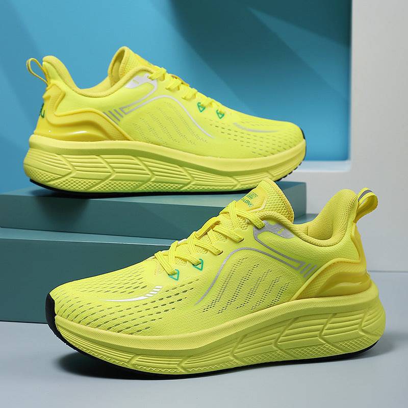Couples Running Shoes Female Breathable Shock Absorption Springsummer Lightweight Mesh Surface Sneaker - Clothing Personality