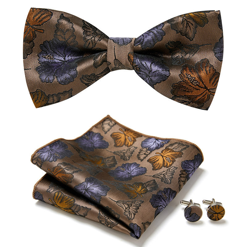 Three Piece Set Of Stylish Bow Ties - Clothing Personality