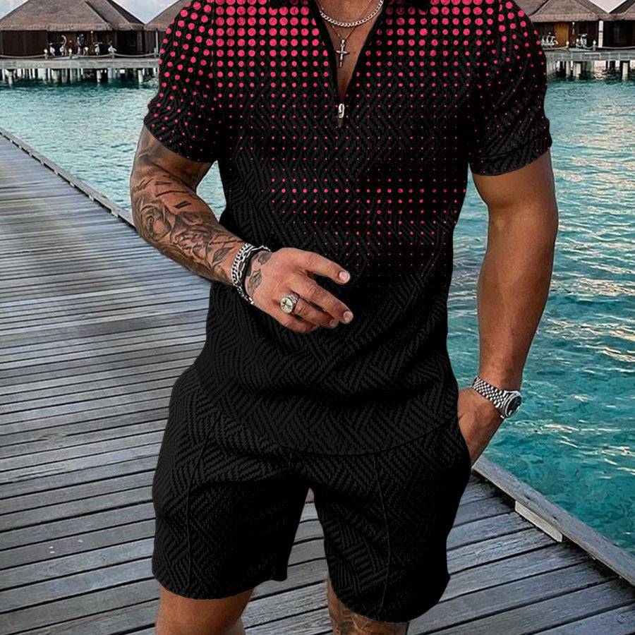 Fashion Personality Sports Casual Men's Suit - Clothing Personality