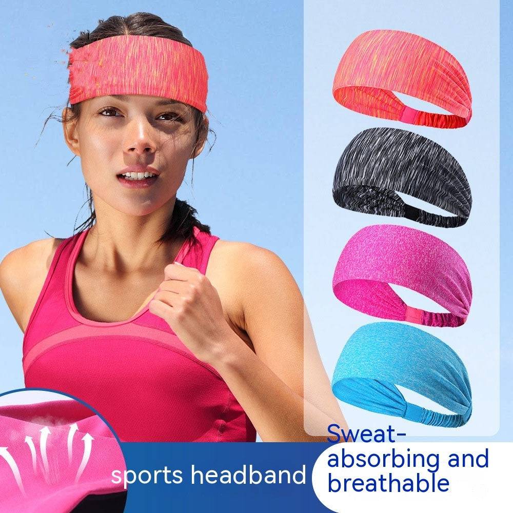 Quick-drying Antiperspirant Yoga Hair Band For Women - Clothing Personality