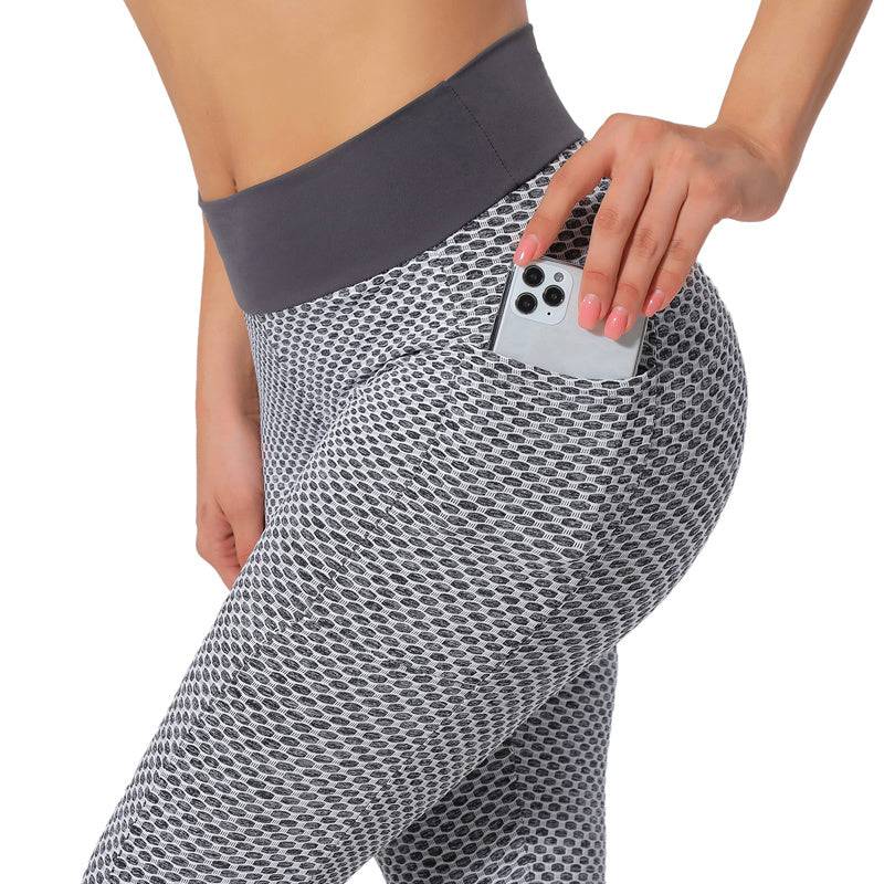Women's Hip Lifting Waist Sports Yoga Pants - Clothing Personality