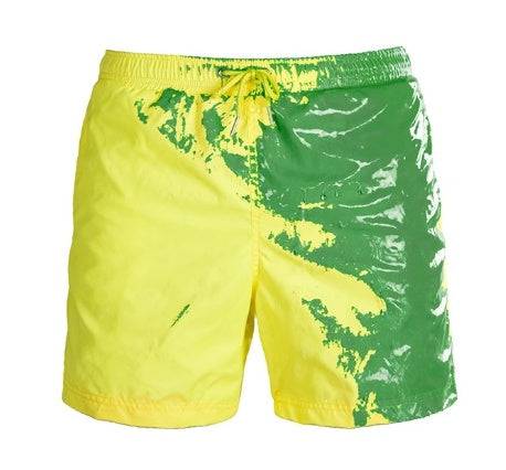 Magical Change Color Beach Shorts Summer Men Swimming Trunks Swimwear Swimsuit Quick Dry bathing shorts Beach Pant - Clothing Personality