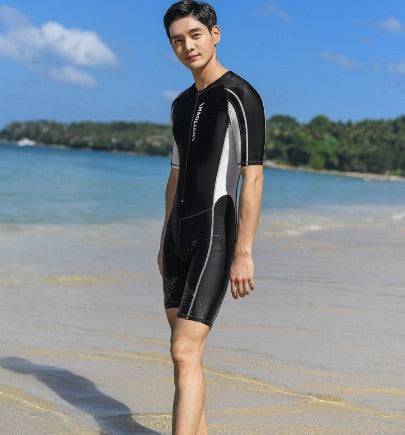Men's Sun Protection Diving Swimsuit Quick Drying Clothes - Clothing Personality