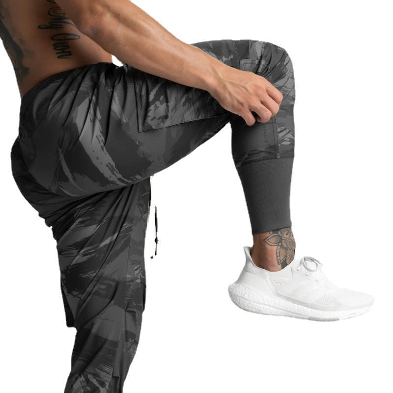 Fitness Sports Men Casual Loose Thin Woven Workwear Joggers - Clothing Personality