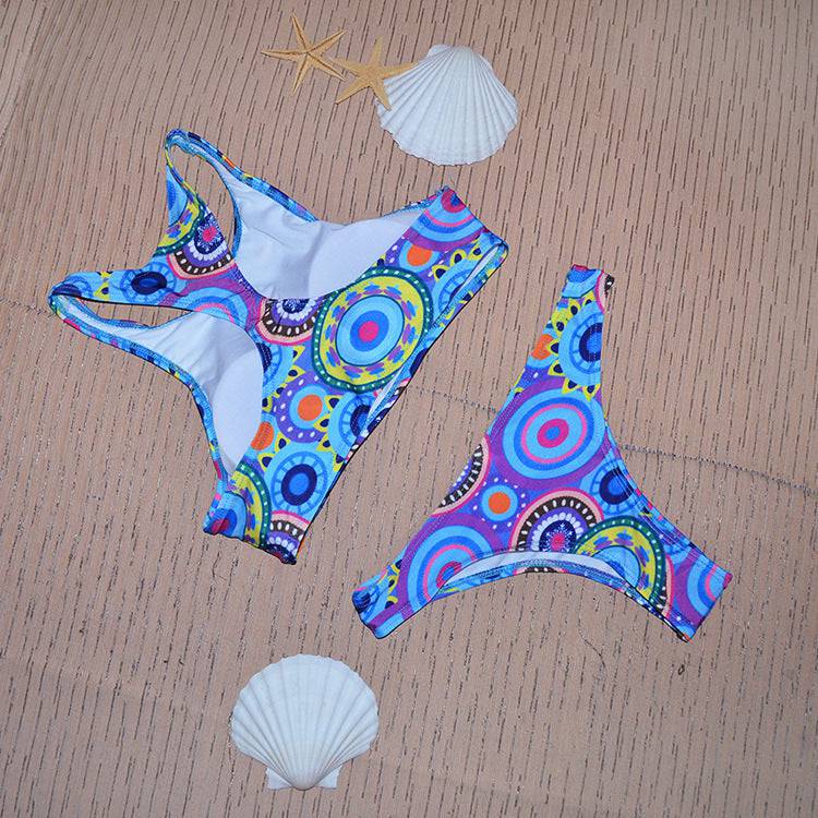 New Low Waist Triangle Bikinis High Neck Brazilian Swimwear Swimsuit Swimsuit Bikini Set Brazilian Beachwear Biquini - Clothing Personality