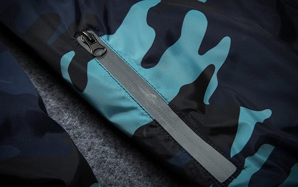 Men Jacket Fashion Spring Men Brand Camouflage Jackets Casual Mens Coat Men's Hooded Luminous Zipper Coats