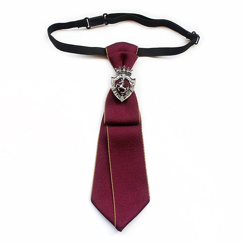 Women's Bedazzled Tie Jewelry Chain link Neckline Accessories Tie - Clothing Personality