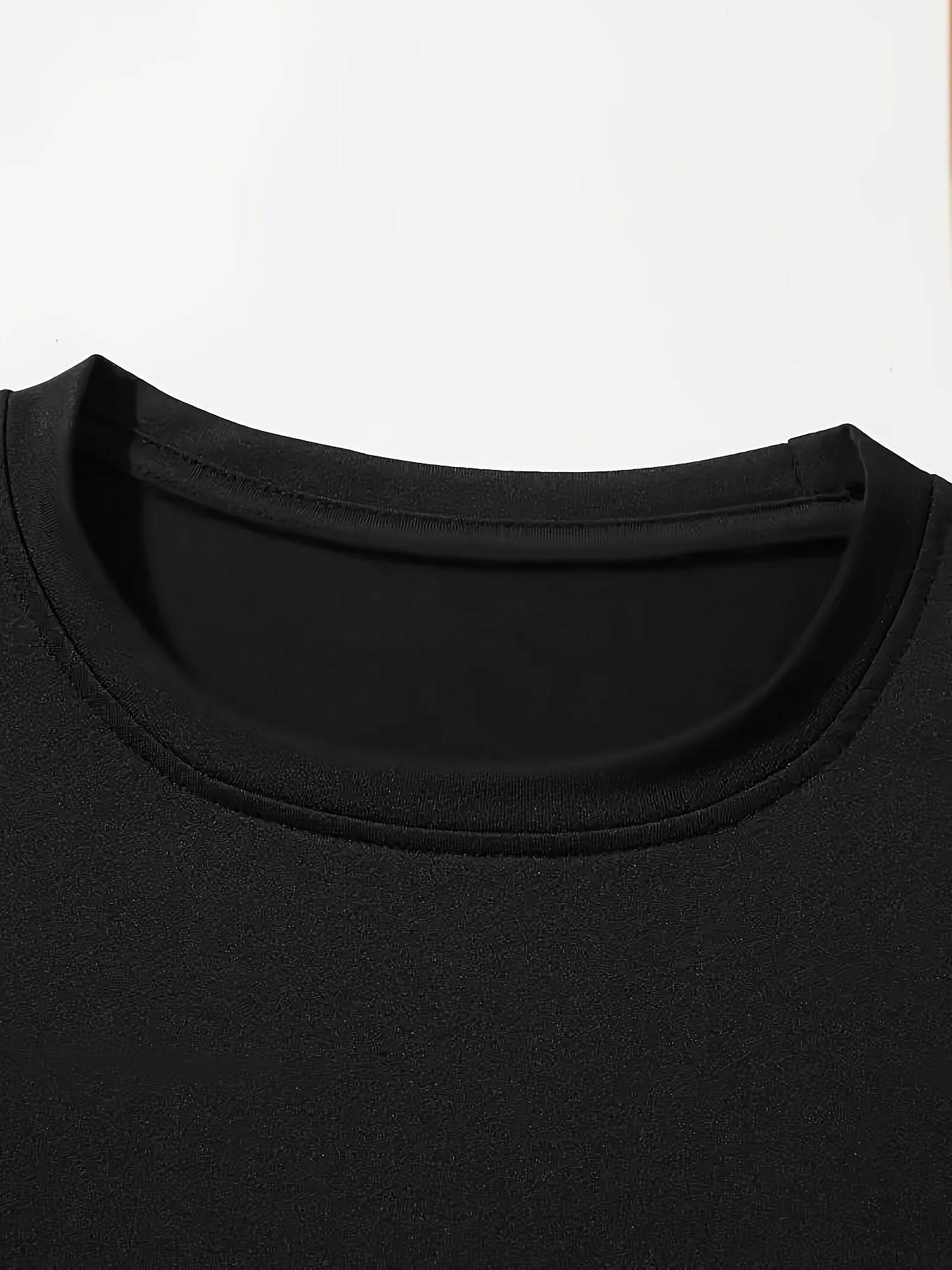 Men's Creative Tops, Casual Short Sleeved Round Neck T-shirts, Summer Outdoor Men's Clothing - Clothing Personality