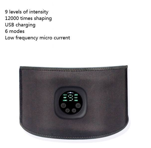 Smart Digital Display Fitness EMS Belt - Effective Abdominal Trainer - Clothing Personality