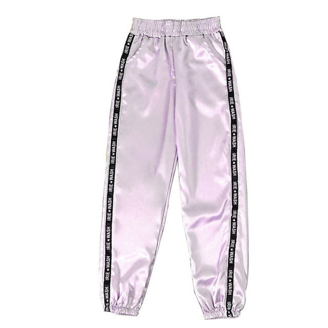 Webbing wide-leg pants - Clothing Personality