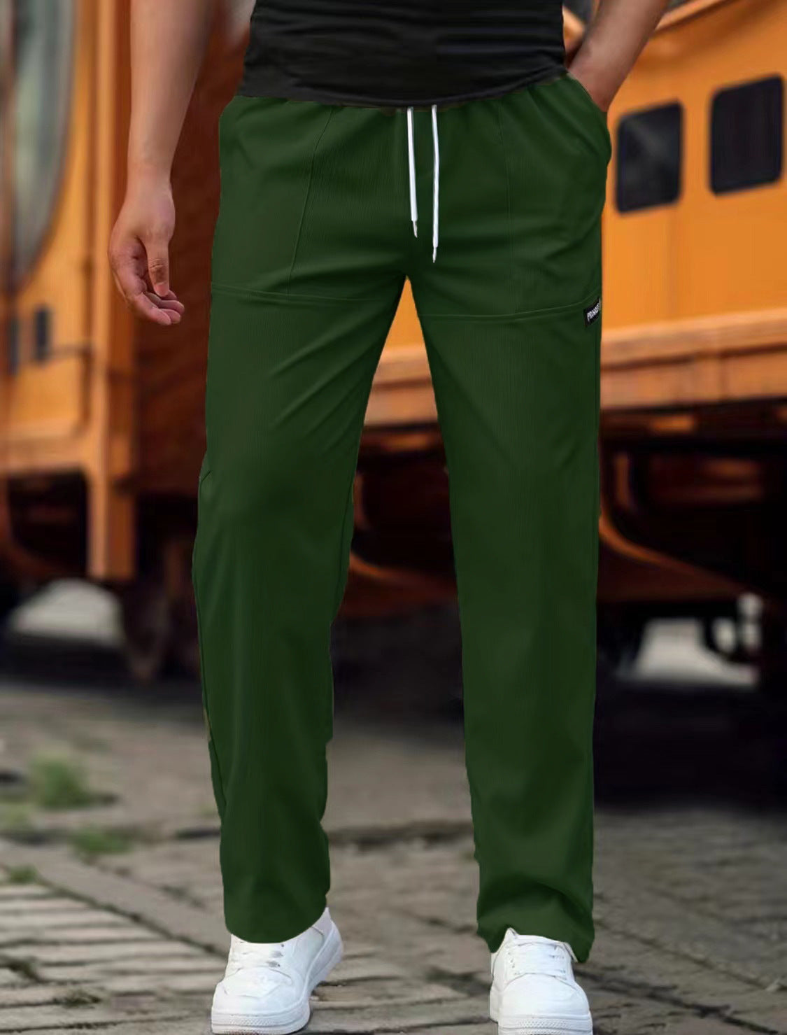 Spring And Autumn Men's Comfort And Casual Trousers Loose All-matching - Clothing Personality