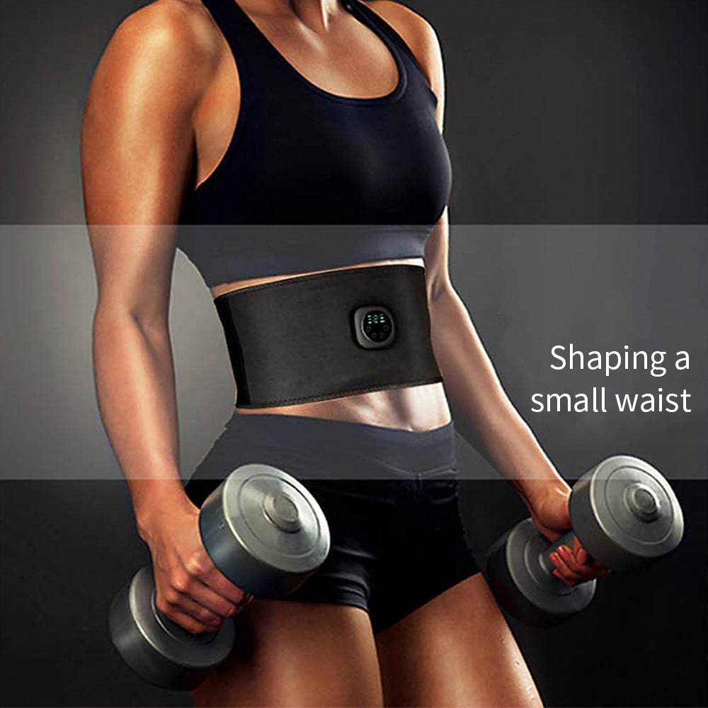 Smart Digital Display Fitness EMS Belt - Effective Abdominal Trainer - Clothing Personality