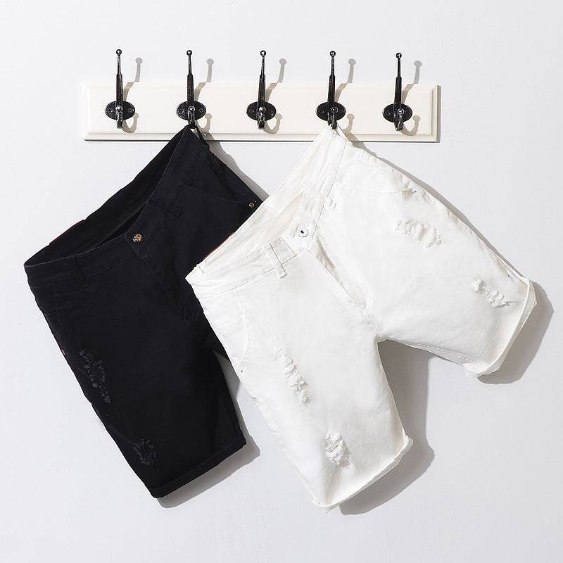 Men's denim shorts - Clothing Personality
