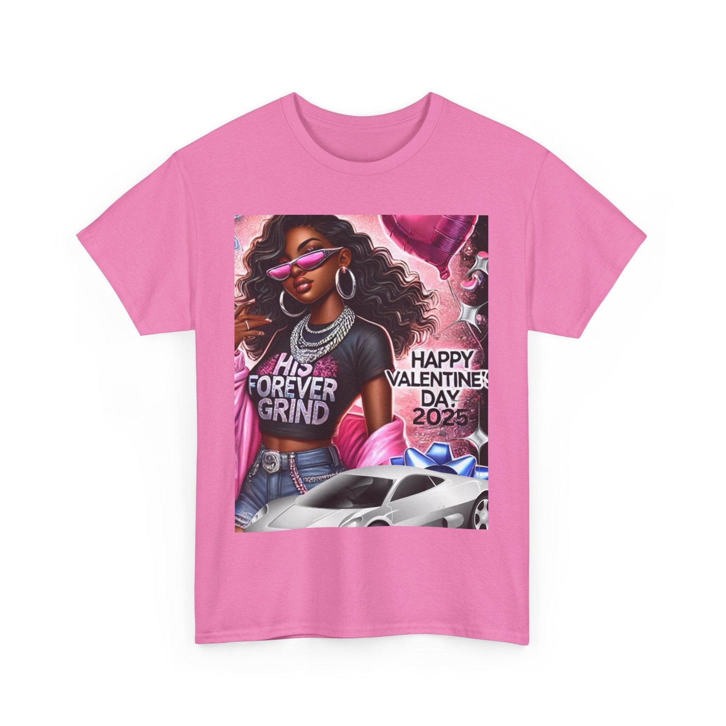 Celebrate Your Love with Our Limited Edition "His Forever Grind" Valentine's Day T-Shirt - Clothing Personality