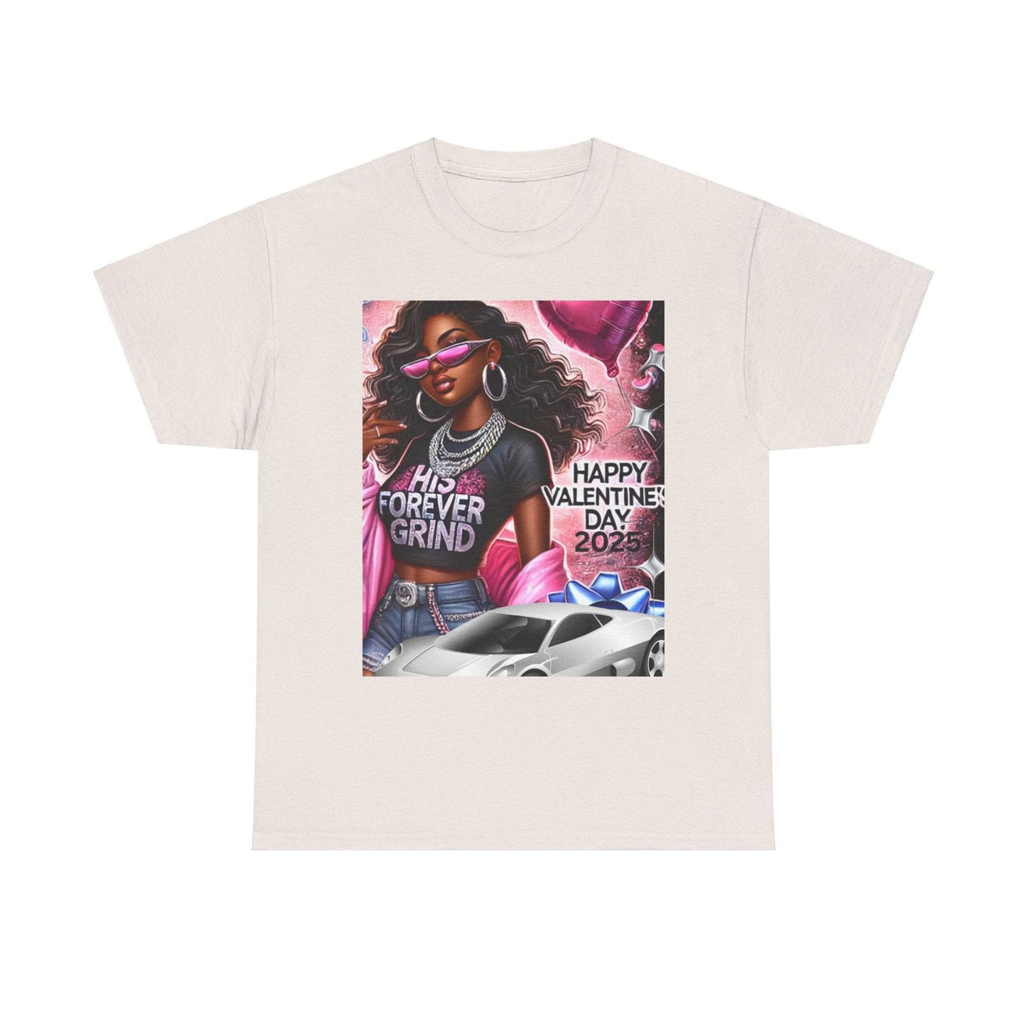 Celebrate Your Love with Our Limited Edition "His Forever Grind" Valentine's Day T-Shirt - Clothing Personality
