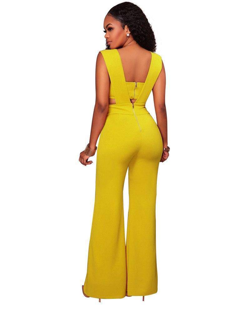 Sexy Bandage Jumpsuit Dress - Clothing Personality
