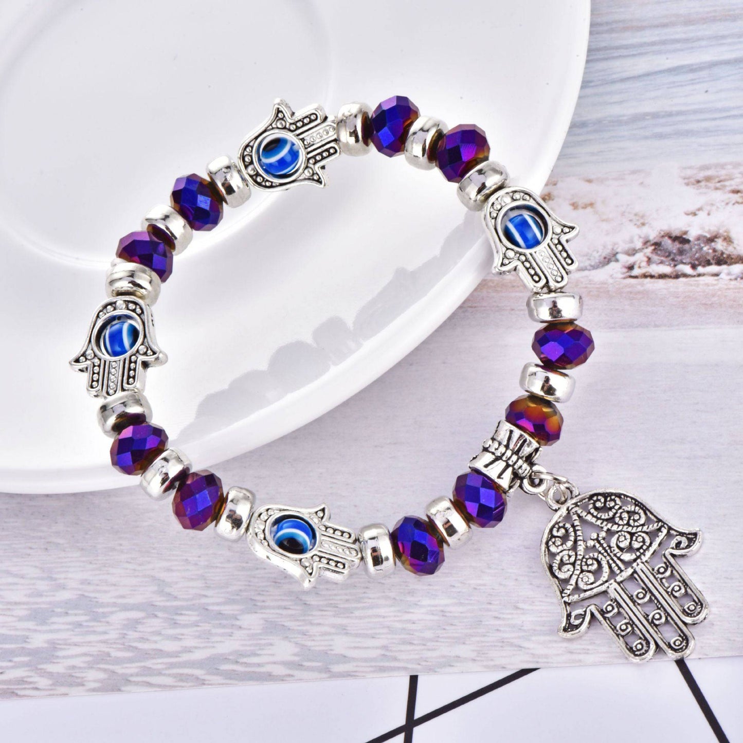 Devil's Eye Beaded Bracelet - Clothing Personality