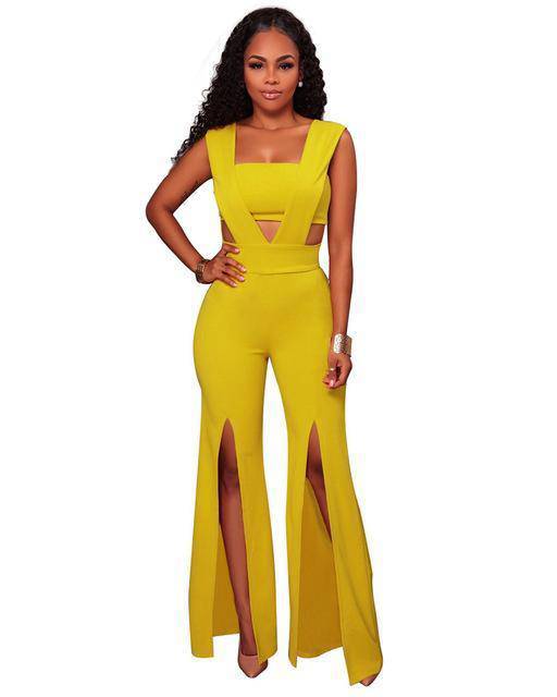 Sexy Bandage Jumpsuit Dress - Clothing Personality