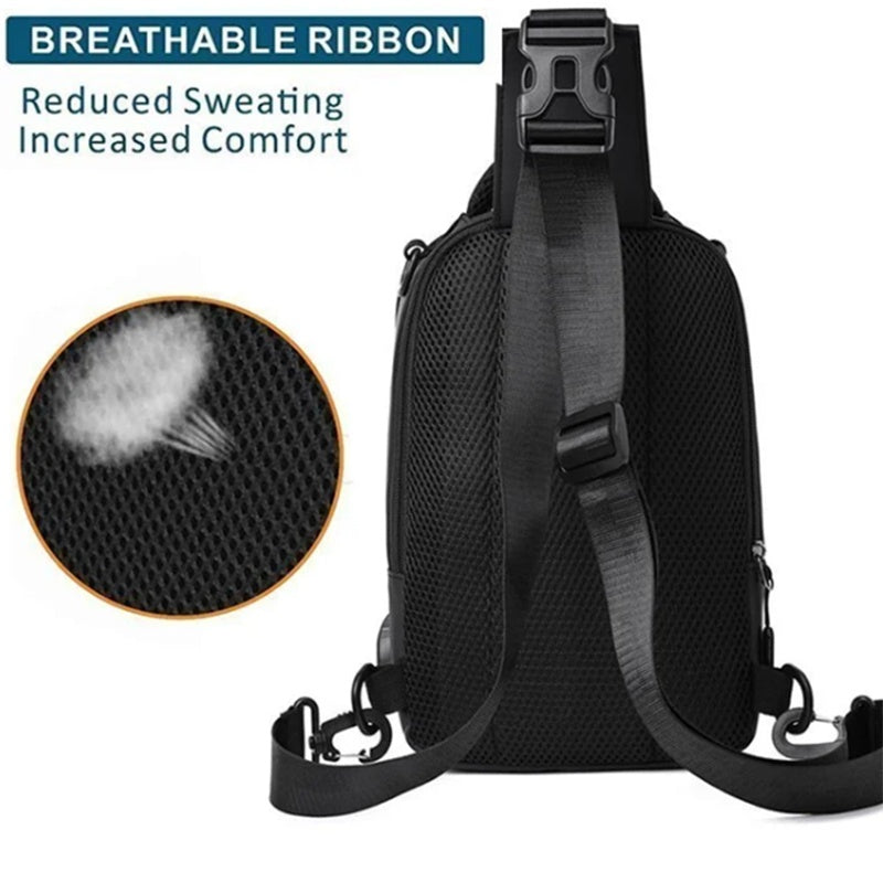 Crossbody Bags Men Multifunctional Backpack Shoulder Chest Bags - Clothing Personality