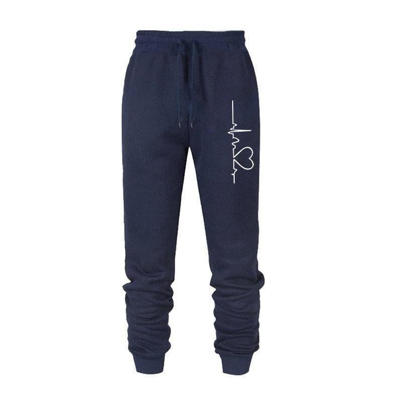 Heart Signal Harajuku Loose Fit Joggers Wide Leg Sweatpants Women Trousers - Clothing Personality