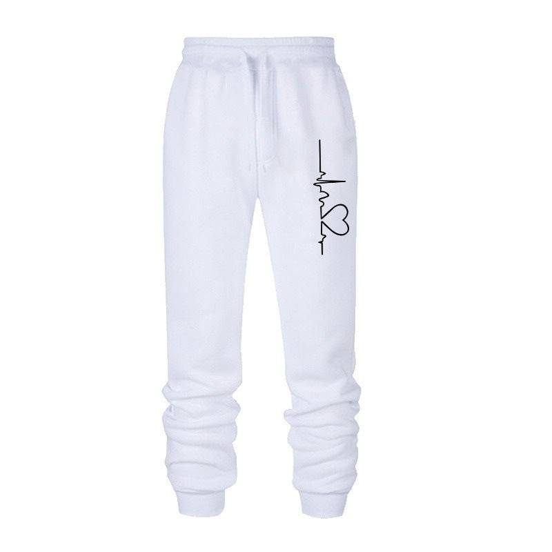 Heart Signal Harajuku Loose Fit Joggers Wide Leg Sweatpants Women Trousers - Clothing Personality