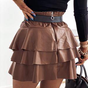 Ladies Waist Mini Skirt Puff Skirt Cake Skirt - Clothing Personality
