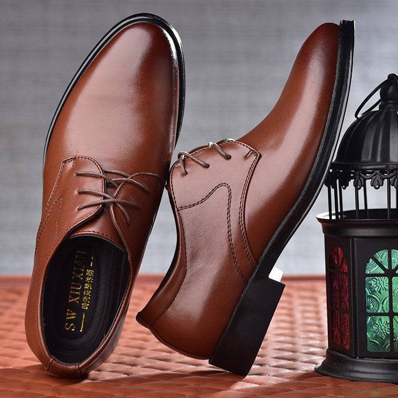 Men's Oxford Dress Shoes With Pointed Toe - Clothing Personality