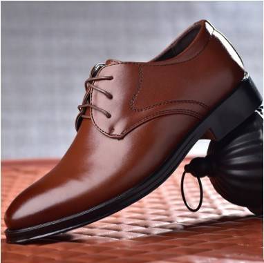 Men's Oxford Dress Shoes With Pointed Toe - Clothing Personality