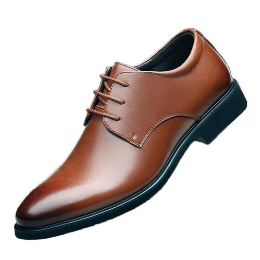 Mazefeng Men Leather Shoes Casual Top Quality Oxfords Men Genuine Leather Dress Shoes Business Formal Shoe Plus Size Wedding 44 - Clothing Personality
