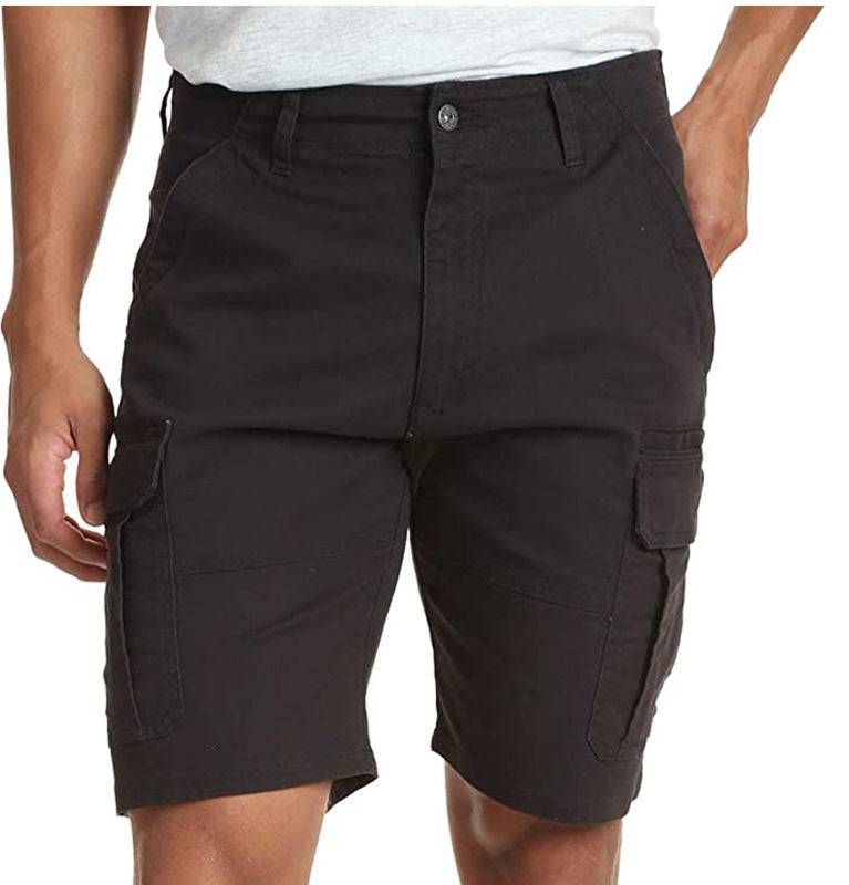 New Products Men's Pocket Casual Workwear Five Points Pants - Clothing Personality
