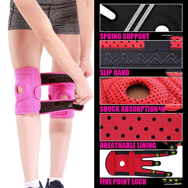 Sports Antiskid Kneepad Outdoor Mountaineering Cycling Fitness Basketball Kneepad - Clothing Personality