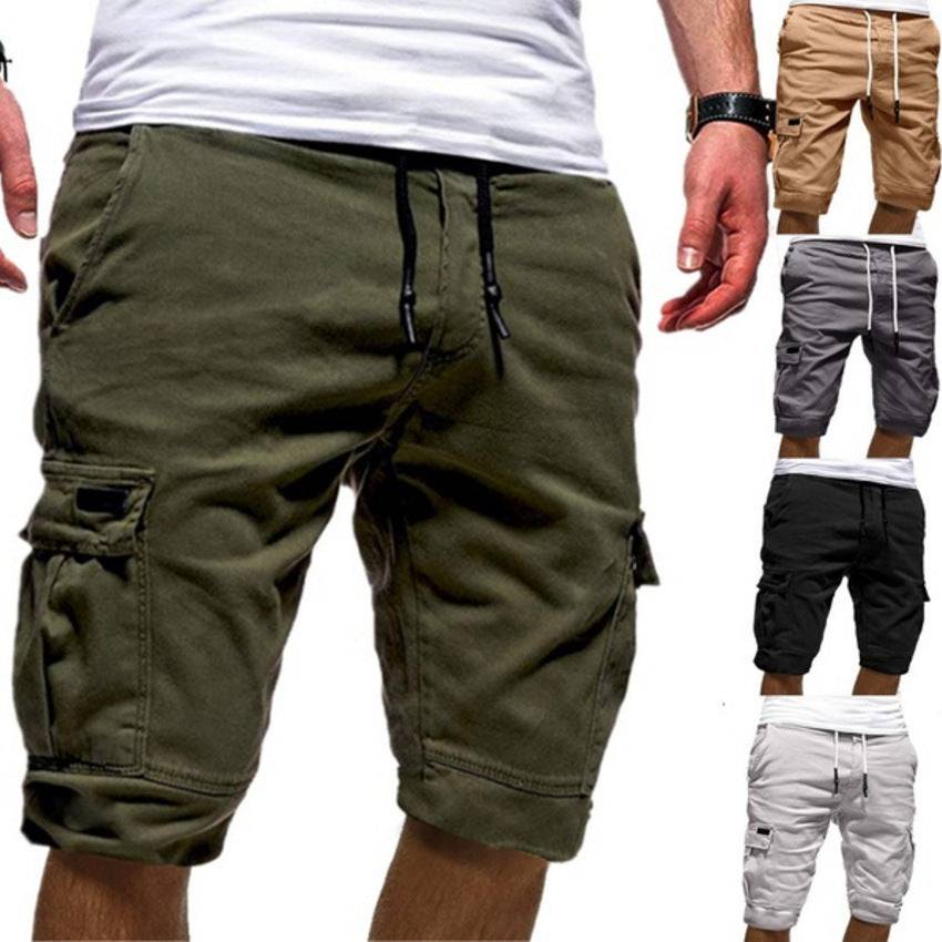 Men Casual Jogger Sports Cargo Shorts Military Combat Workout Gym Trousers Summer Mens Clothing - Clothing Personality