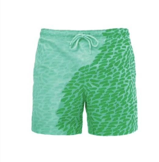 Magical Change Color Beach Shorts Summer Men Swimming Trunks Swimwear Swimsuit Quick Dry bathing shorts Beach Pant - Clothing Personality