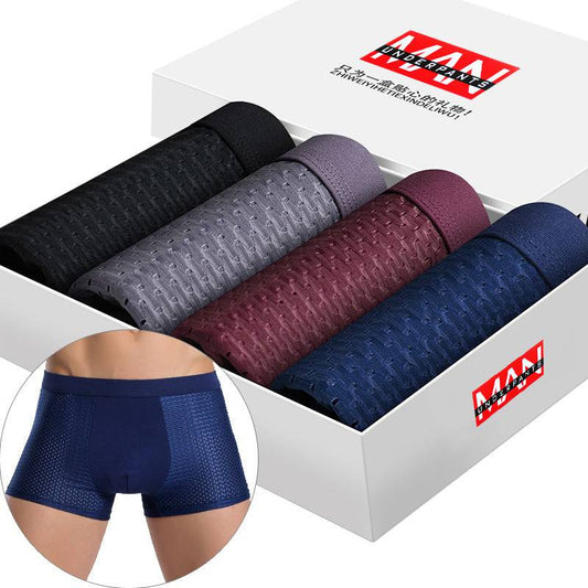 4pcs Lot SKY HERO Mens Panties Boxers Underwear Underpants Male Shorts - Clothing Personality