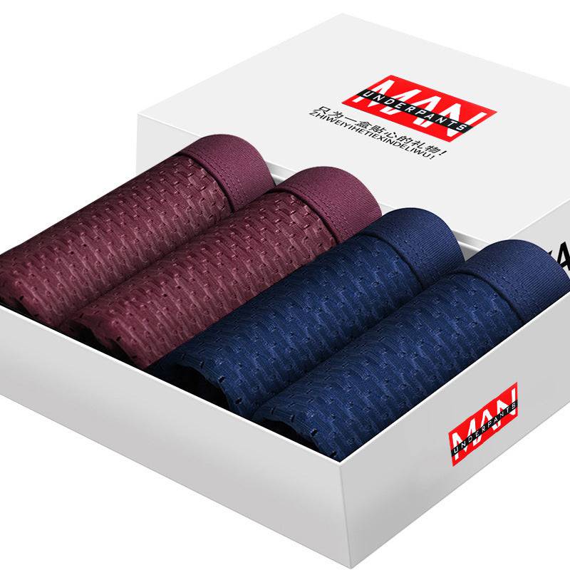 4pcs Lot SKY HERO Mens Panties Boxers Underwear Underpants Male Shorts - Clothing Personality
