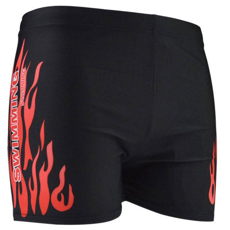 Swimming Trunks Swimwear New Style Men's Swimwear Flame Swimming Trunks - Clothing Personality