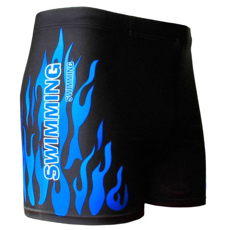 Swimming Trunks Swimwear New Style Men's Swimwear Flame Swimming Trunks - Clothing Personality