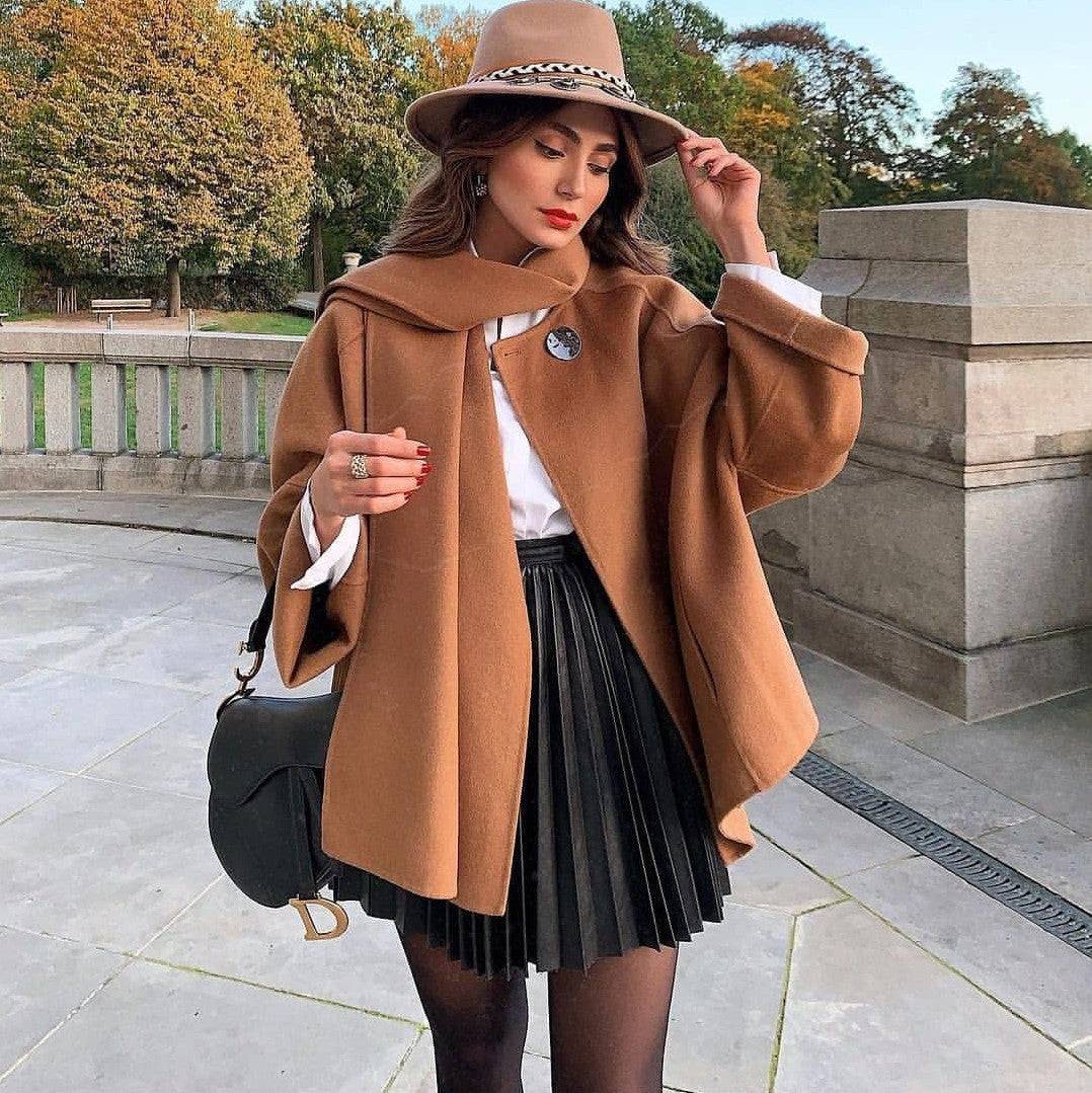 Women's Draped Pleated Knitted Mini Skirts Women Short Mini Skirt - Clothing Personality