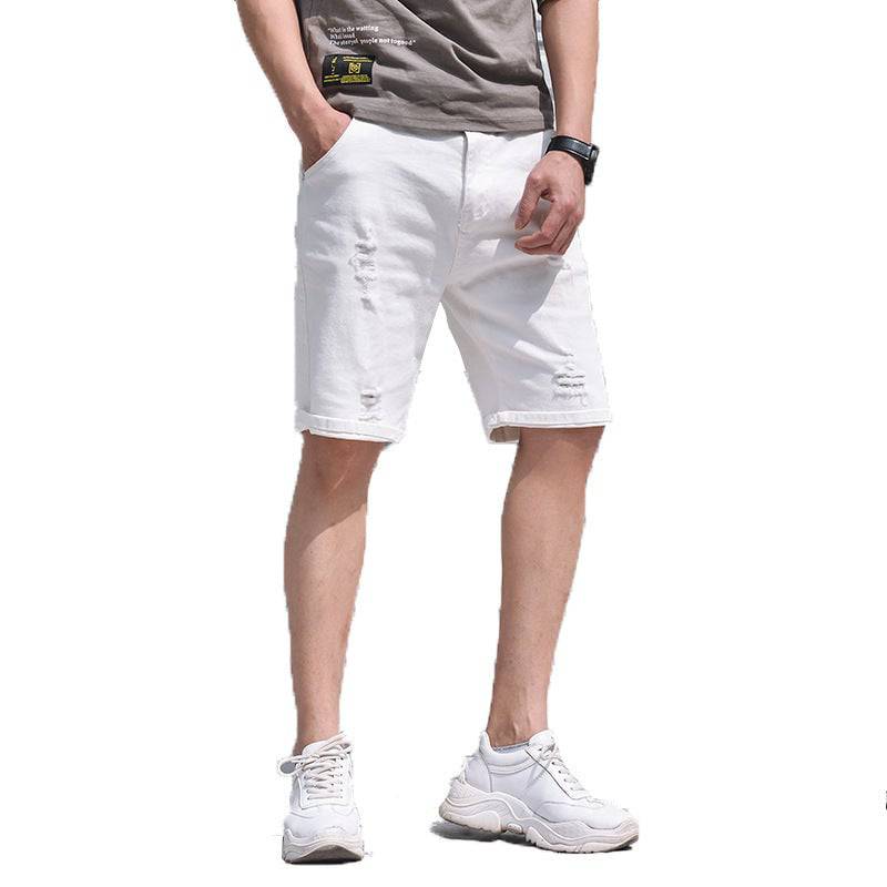 Men's denim shorts - Clothing Personality