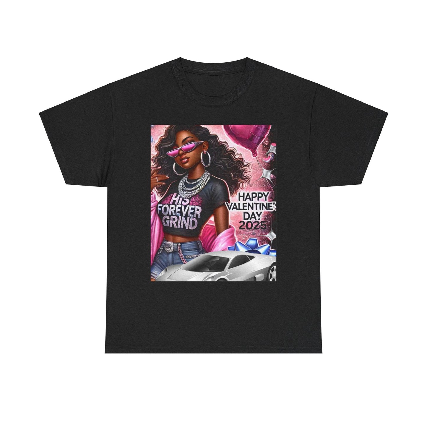 Celebrate Your Love with Our Limited Edition "His Forever Grind" Valentine's Day T-Shirt - Clothing Personality