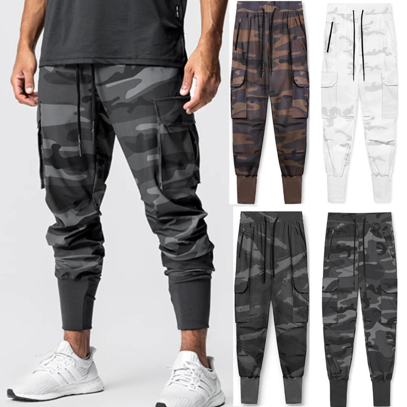 Fitness Sports Men Casual Loose Thin Woven Workwear Joggers - Clothing Personality