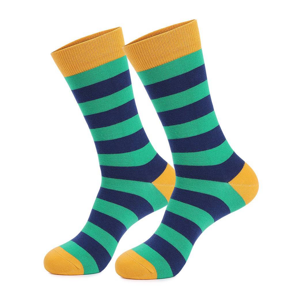 Plus Size Plus-sized Long Striped Men's Cotton Socks - Clothing Personality