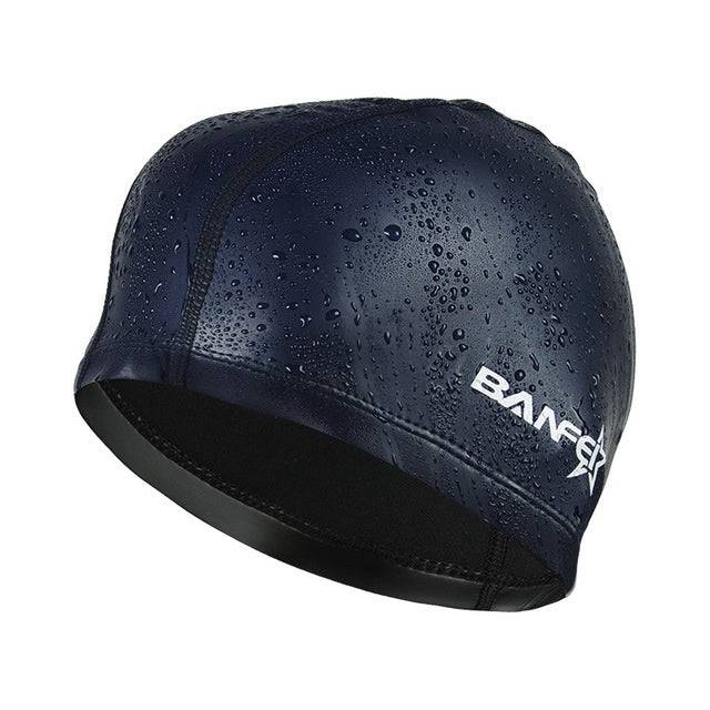 Women's and Men's Waterproof Swimming Cap - Clothing Personality