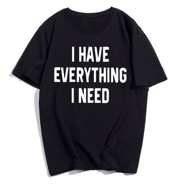 Everything I Need Couple's Romantic Matching T-shirts Anniversary Dating Married T-shirts - Clothing Personality