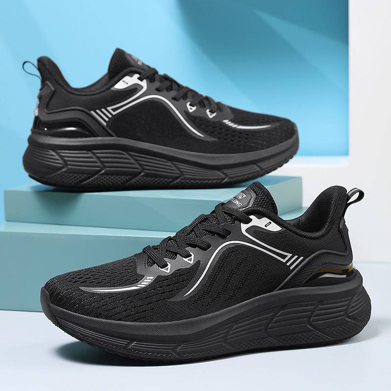Couples Running Shoes Female Breathable Shock Absorption Springsummer Lightweight Mesh Surface Sneaker - Clothing Personality