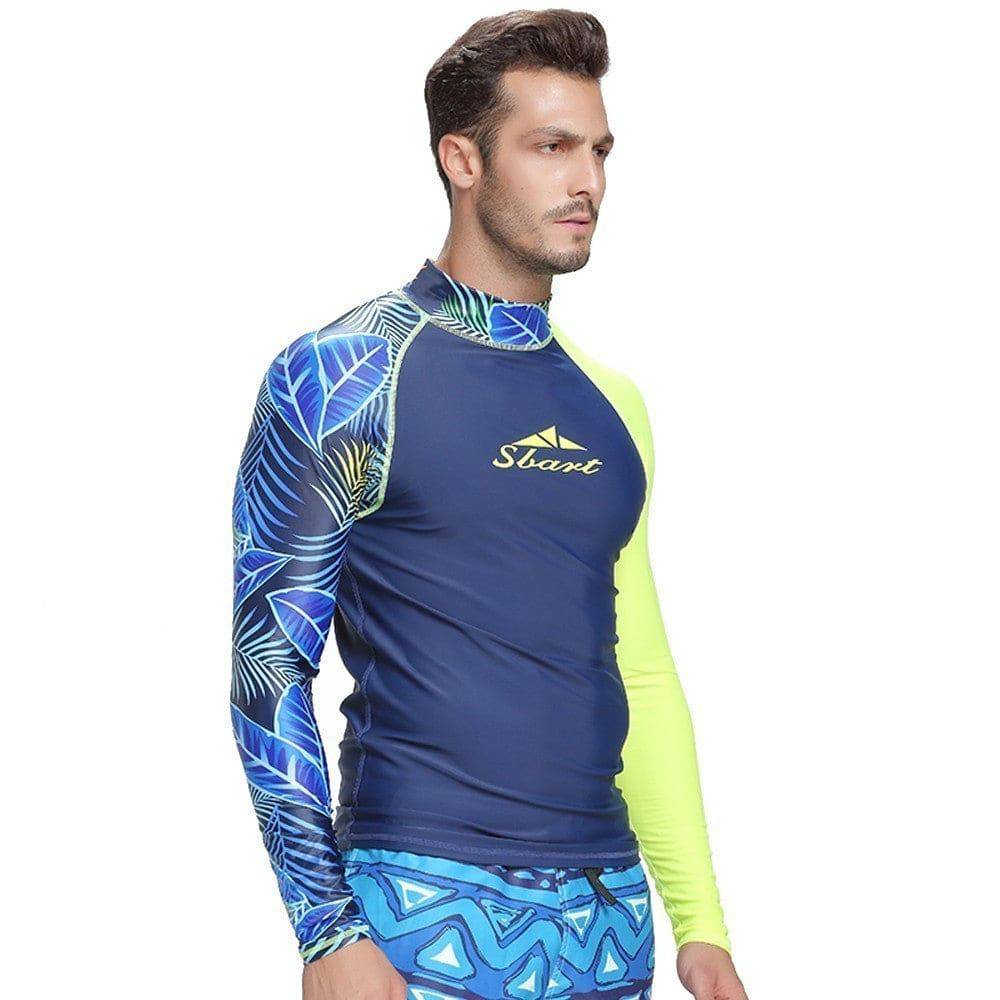 Men's Wetsuit Long-sleeved Sunscreen Swimsuit - Clothing Personality