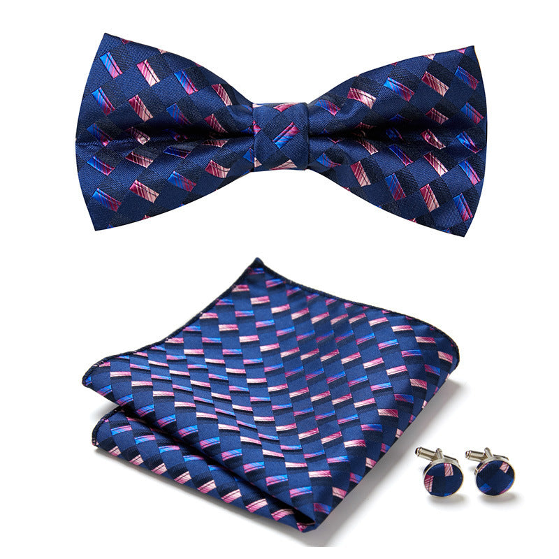 Three Piece Set Of Stylish Bow Ties - Clothing Personality